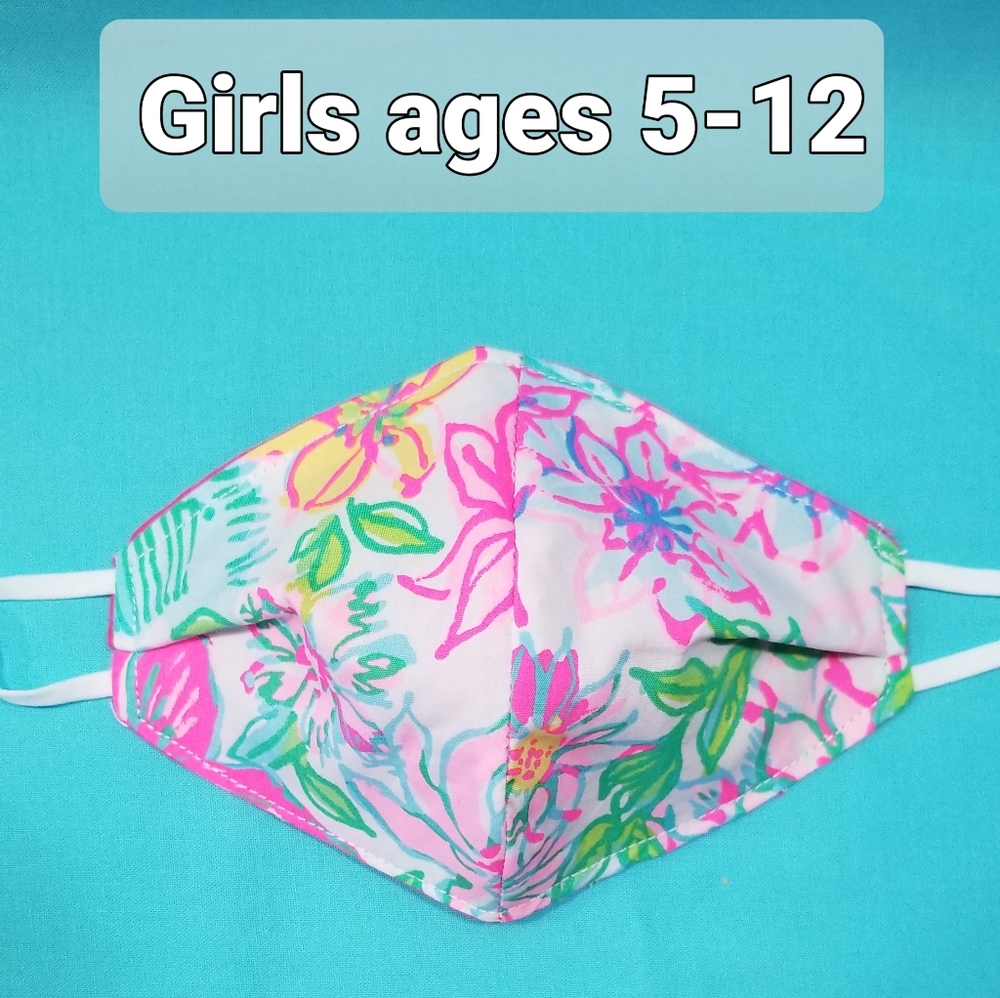 New Repurposed Lilly Pulitzer fabric mask
